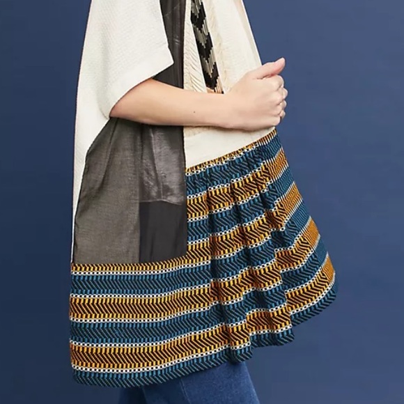 ANTHRO Striped Swing Kimono Cardigan by Amit Aggarwal - Picture 10 of 15